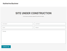 Tablet Screenshot of katherinebuckner.com